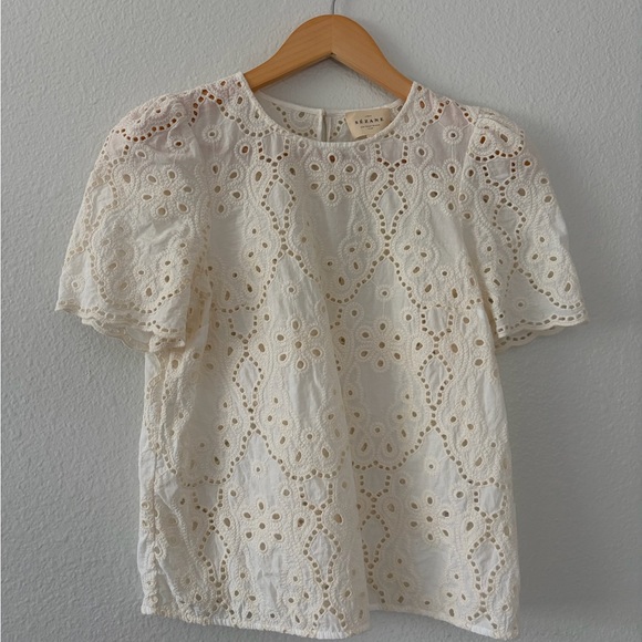 Sezane Tops - Sezane Annabelle Blouse Ecru - Size 2